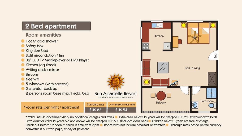 Sun Apartelle Panglao Exteriör bild